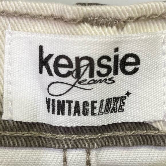 Camo Mini Skirt NWT Kensie Jeans Sz 4/27 Camouflage Distressed Denim Skirt - Picture 9 of 9